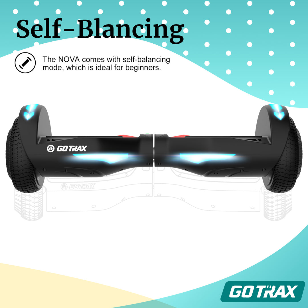 Gotrax Nova LED Self Balancing Hoverboard 6.5"