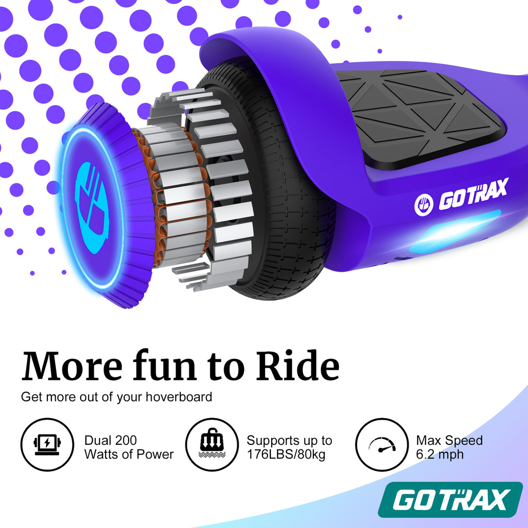 GOTRAX Edge Self Balancing Hoverboard 6.5"